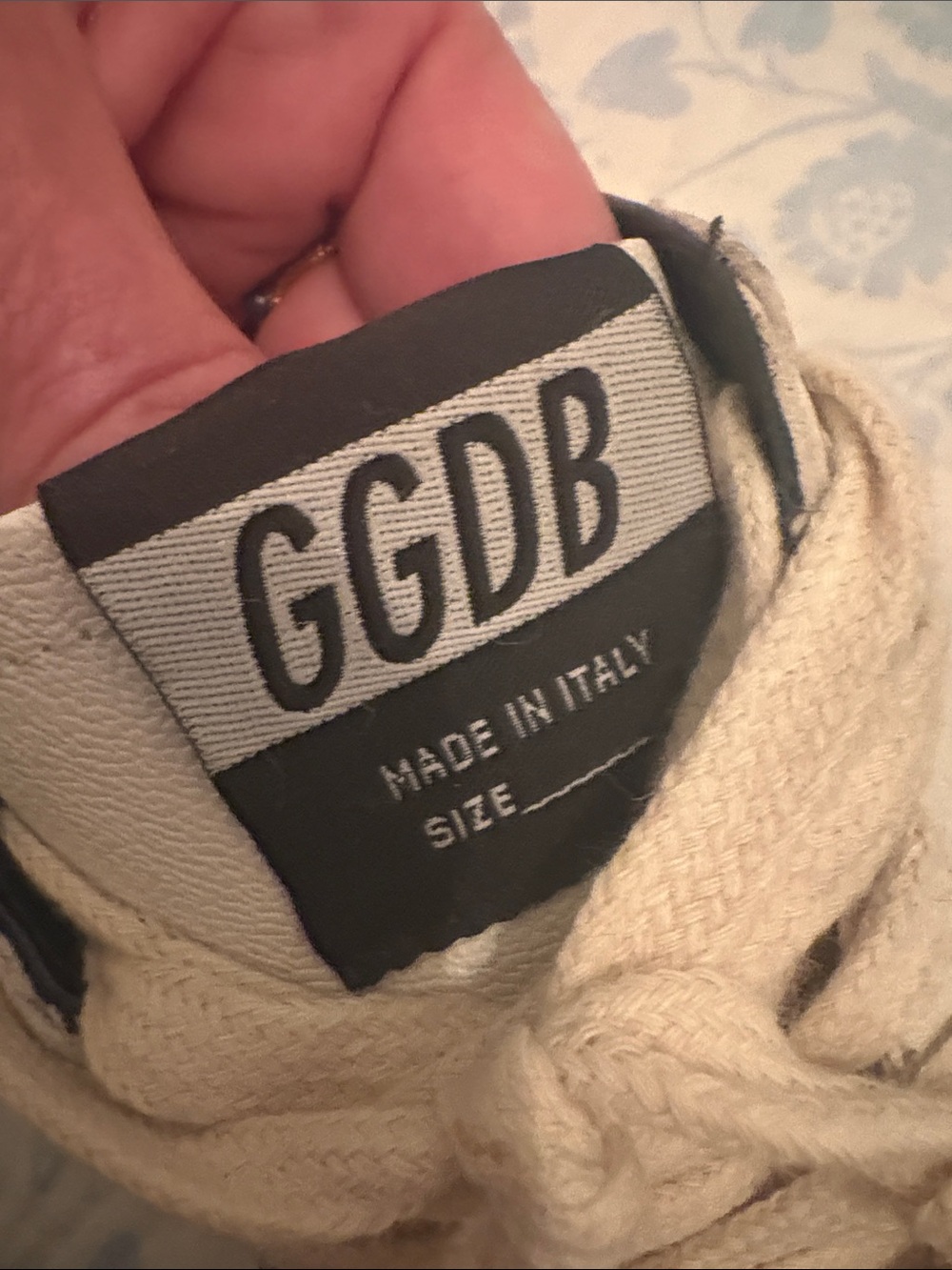 Golden Goose Women Cream and Black Star Sneakers - Picture 6 of 10